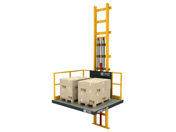 Консольный грузовой подъемник