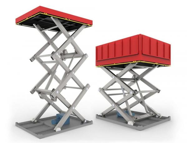 Грузовой ножничный подъемник